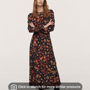 Mango Long Sleeve Dress